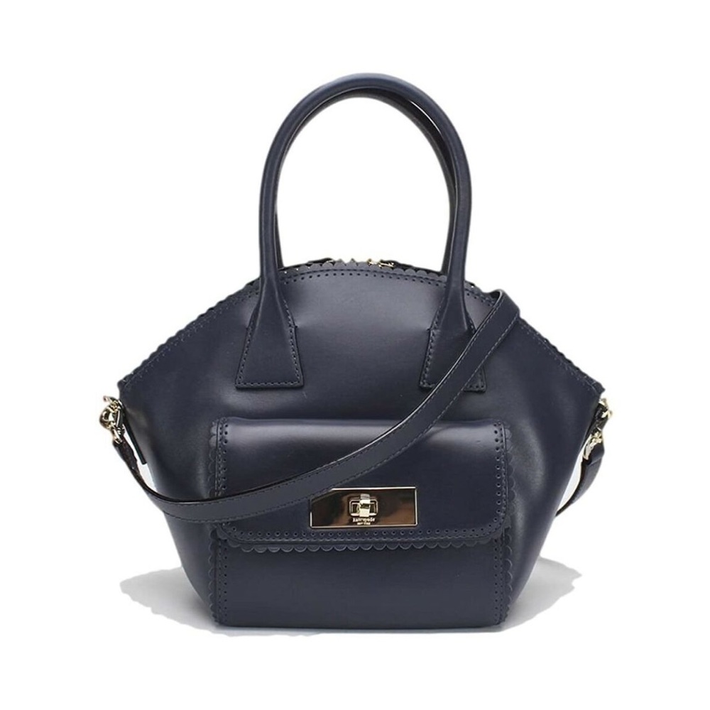 Kate Spade Palm Springs Maggie Satchel Bag MIDNIGHT BLUE